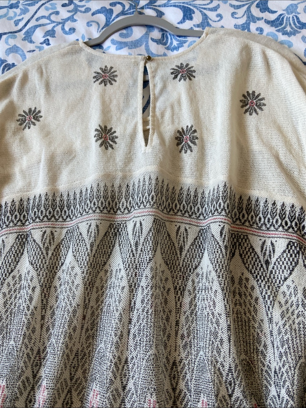 Free People New Romantics Light Cream Knit Top - Picture 9 of 10